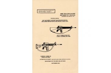 Image of Fox Outdoor 5.56MM Machine Gun Technical Manual, Manual, 59-395