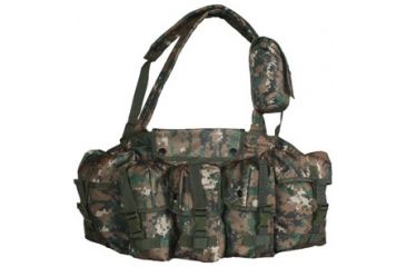 Image of Fox Outdoor 7-Pocket Chest Rig, Digital Woodland 099598652234