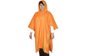 Image of Fox Outdoor Adult Vinyl Poncho, Blaze Orange 099598211257