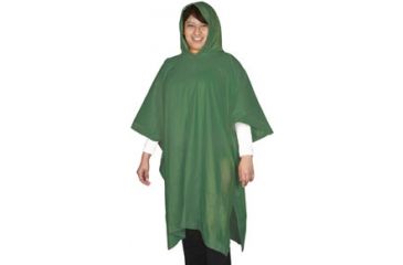 Image of Fox Outdoor Adult Vinyl Poncho, Olive Drab 099598211004