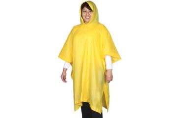 Image of Fox Outdoor Adult Vinyl Poncho, Yellow 099598211103