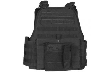 Image of Fox Outdoor Big and Tall Vital Plate Carrier Vest, Black, 65-2115
