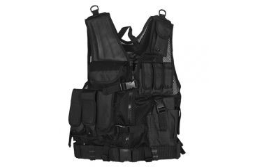 Image of Fox Outdoor Big &amp; Tall Mach 1 Tactical Vest, Black,  65-2275