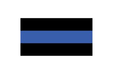 Image of Fox Outdoor Bumper Sticker, Police/Thin Blue Line, 10-481