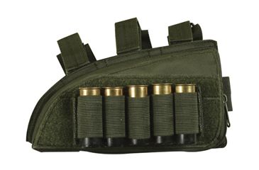 Image of Fox Outdoor Butt Stock Cheek Rest - Shotgun, Olive Drab - Right 099598555801