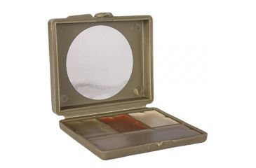 Image of Fox Outdoor Camouflage Compact Face Paint, Olive Green, Brown, Tan, Loam, 57-957