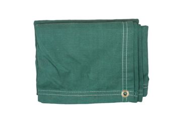 Image of Fox Outdoor Color Canvas Tarps, Green 10ft X 12ft, 81GR-1012