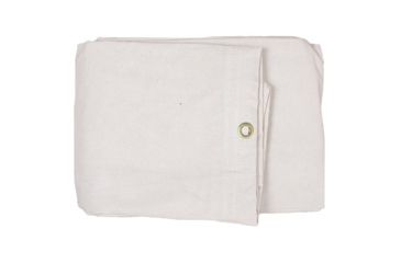 Image of Fox Outdoor Color Canvas Tarps, White 8ft X 10ft, 81WH-810
