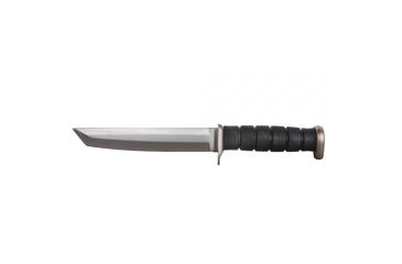 Image of Fox Outdoor Combat Military Knife, Silver Tanto Blade, 15-112