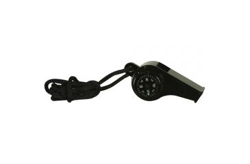 Image of Fox Outdoor Compass/Thermometer Whistle, Black, 38-311