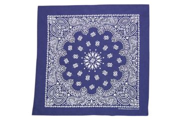 Image of Fox Outdoor Cotton Bandanna, Navy Paisley, 83-07