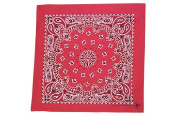Image of Fox Outdoor Cotton Bandanna, Red Paisley, 83-06