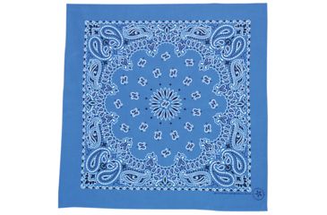 Image of Fox Outdoor Cotton Bandanna, Royal Blue Paisley, 83-23