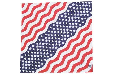 Image of Fox Outdoor Cotton Bandanna, Stars and Stripes, 83-09