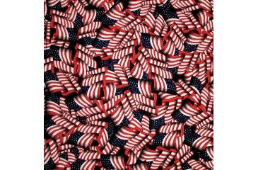 Image of Fox Outdoor Cotton Bandanna, Tossed USA Flag, 83-096