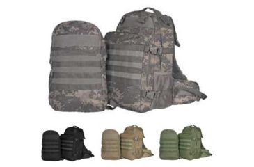 Image of Fox Outdoor Dual Tactical Pack System, Army Digital, Black, Coyote, Olive Drab