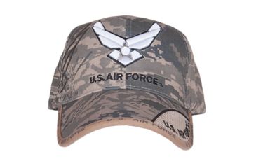 Image of Fox Outdoor Embroidered Military Ball Cap, Air Force Wings Service / Subdued Digital, 78-565