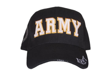 Image of Fox Outdoor Embroidered Military Ball Cap, Army Glow In The Dark / Black, 78-535