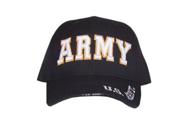 Image of Fox Outdoor Embroidered Military Ball Cap, Army High Definition Branch / Black, 78-514