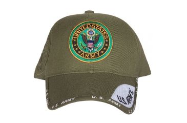 Image of Fox Outdoor Embroidered Military Ball Cap, Army Shadow Web / OD, 78-433