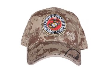 Image of Fox Outdoor Embroidered Military Ball Cap, Marines Service / Digital Desert, 78-562