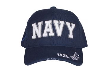 Image of Fox Outdoor Embroidered Military Ball Cap, Navy Glow In The Dark, 78-537
