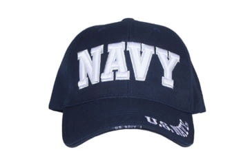 Image of Fox Outdoor Embroidered Military Ball Cap, Navy High Definition Branch / Navy, 78-518