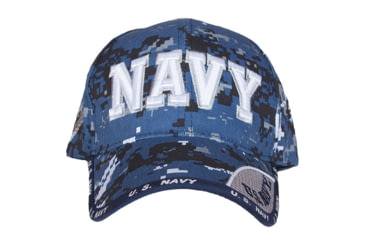 Image of Fox Outdoor Embroidered Military Ball Cap, Navy Service / Sky Digital, 78-568
