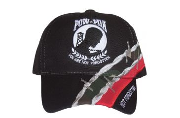 Image of Fox Outdoor Embroidered Military Ball Cap, POW / MIA Barbwire / Back, 78-4443