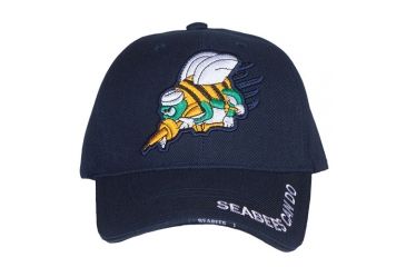 Image of Fox Outdoor Embroidered Military Ball Cap, Seabees HD Division / Navy, 78-4121
