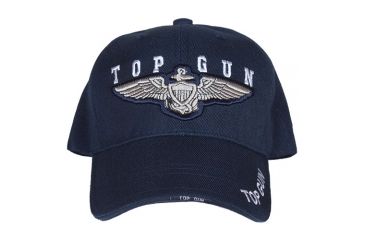 Image of Fox Outdoor Embroidered Military Ball Cap, Top Gun HD Division / Navy, 78-4421