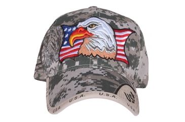 Image of Fox Outdoor Embroidered Military Ball Cap, USA Eagle Service / Urban Digital, 78-4811