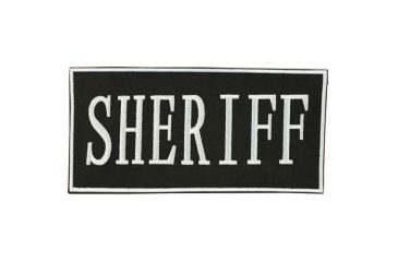 Image of Fox Outdoor Enforcement ID Patches 2in x 4in, Sheriff, 84P-225