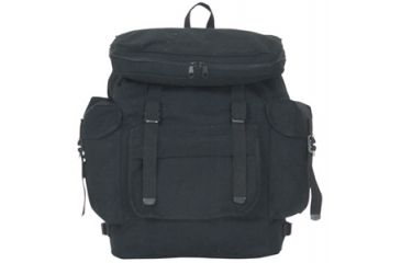 Image of Fox Outdoor European Rucksack 15inx15inx6in, Black 099598420604