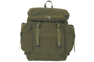 Image of Fox Outdoor European Rucksack 15inx15inx6in, Olive Drab 099598420505