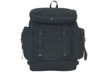 Image of Fox Outdoor European Rucksack 20x13x7 .5in, Black 099598422103