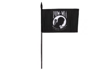 Image of Fox Outdoor Flags On Stick, POW/MIA - 12in X 18in, 84-71