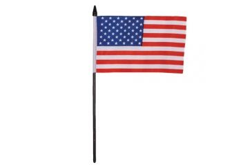 Image of Fox Outdoor Flags On Stick, USA - 12in X 18in, 84-65