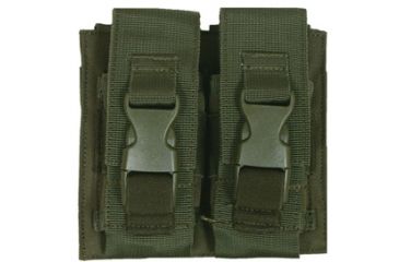 Image of Fox Outdoor Flash Bang Pouch - Double, Olive Drab 099598578022