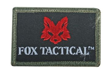 Image of Fox Outdoor Fox Tactical Logo Patches, Olive Drab 099598848903