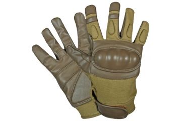 Image of Fox Outdoor Gen II Hard Knuckle Assault Gloves, Coyote, Large, 79-928 L