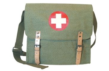 Image of Fox Outdoor German Medic Bag, Salt and Pepper Olive Drab 099598427757