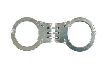 Image of Fox Outdoor Handcuffs, Detective - Double Lock - 3 Hinges - Chrome 099598394004