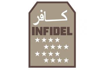 Image of Fox Outdoor Infidel Stars Patch - Khaki 84P-372