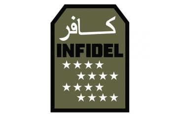 Image of Fox Outdoor Infidel Stars Patch - Olive Drab 84P-370