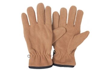 Image of Fox Outdoor Insulated Military Style Fleece Gloves, Coyote, Large, 79-38 L