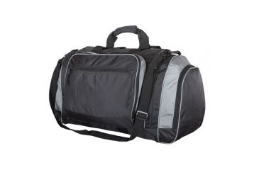 Image of Fox Outdoor Jumbo Covert-Carry Sport Duffel, Black - Grey Trim, 54-281