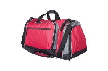 Image of Fox Outdoor Jumbo Covert-Carry Sport Duffel, Burgundy - Grey Trim, 54-283