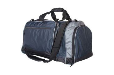 Image of Fox Outdoor Jumbo Covert-Carry Sport Duffel, Navy Blue - Grey Trim, 54-284