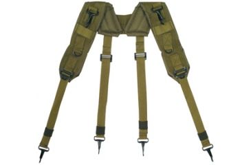 Image of Fox Outdoor LC-1 H Suspenders, Olive Drab 099598554002